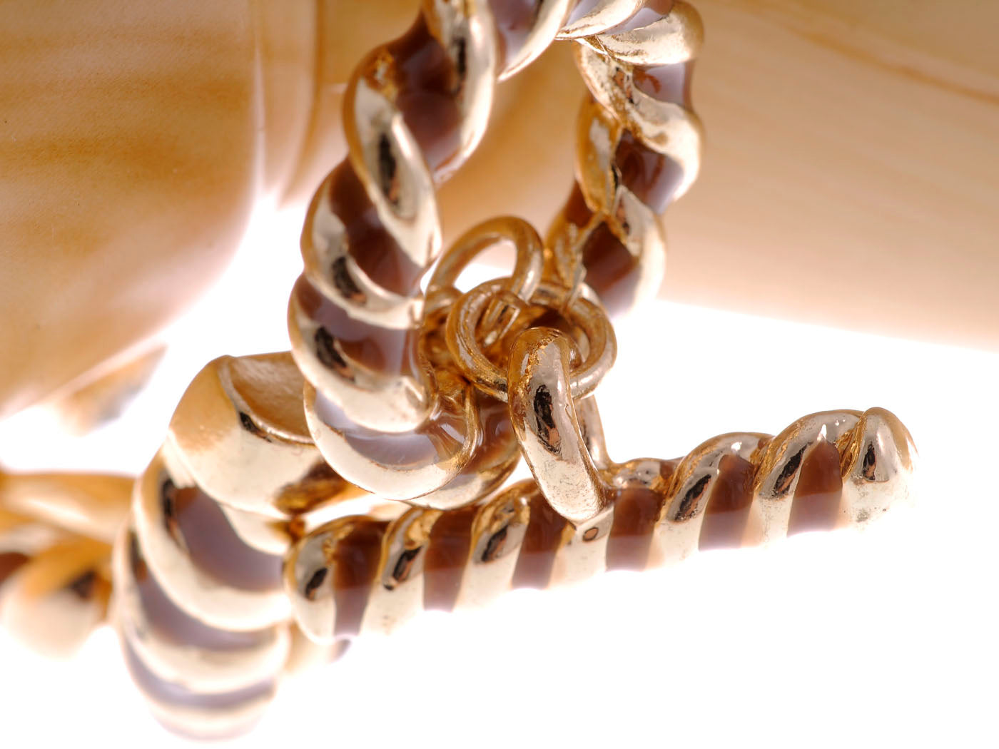 Infinity Loop Abstract Coiling Snake Serpent Rope Cord Chain Bangle Bracelet