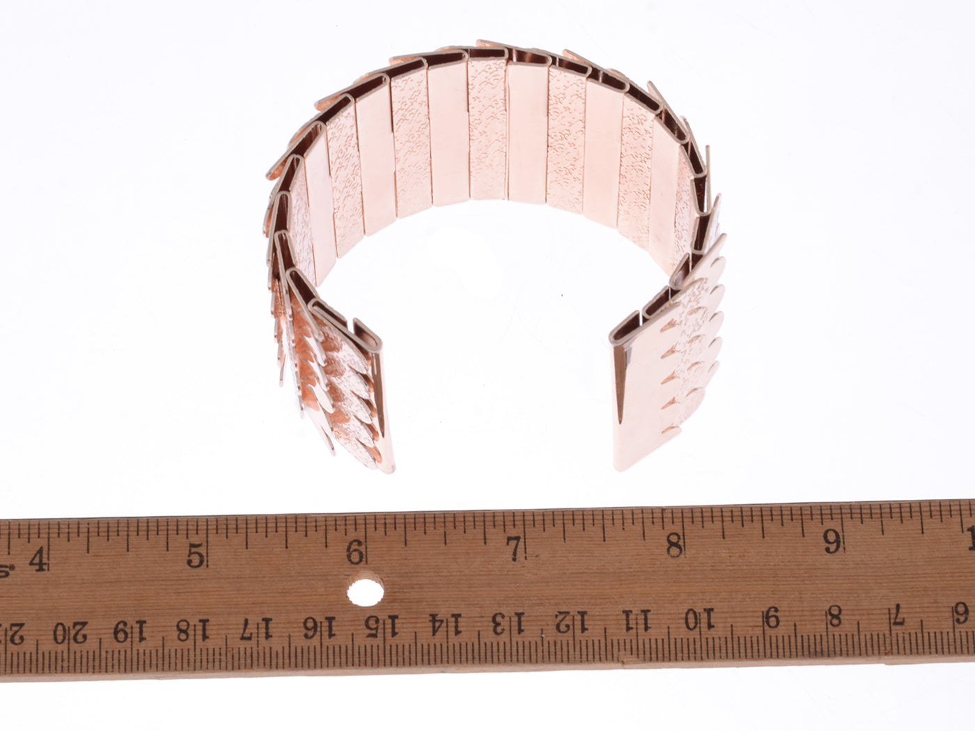 Egyptian Etched Textured Scales Scalloped Wrap Arm Cuff Bracelet