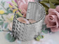 Egyptian Etched Textured Scales Scalloped Wrap Arm Cuff Bracelet