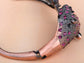 Copper Amethyst Jaguar Cuff Bracelet Bangle