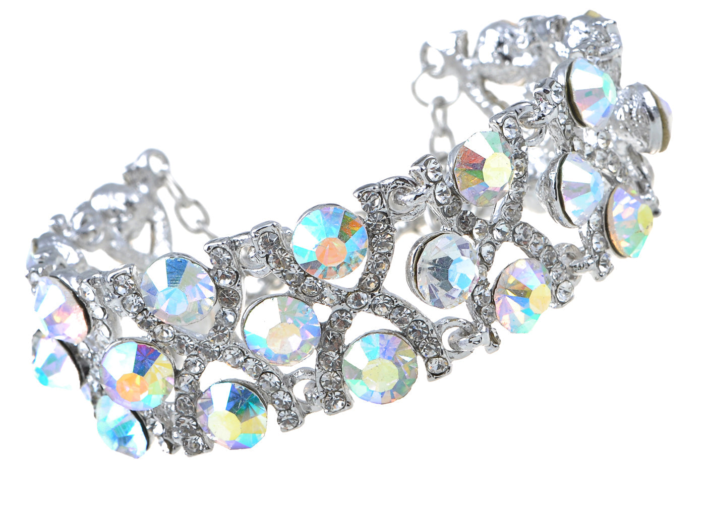 Iridescent Colored Caged Princess Bracelet
