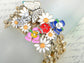 Colorful Enamel Flower Ladybug Butterfly Chain Bracelet