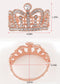 Colored Crown Tiara Princess Cuff Bracelet