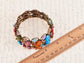 Fun Colorful Bead Butterfly Dragonfly Flower Garden Bracelet Bangle Cuff