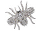 Spider Bangle Bracelet With Double Rhinestones