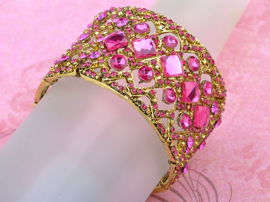 Bracelet Exotic Fuchsia Pink Cuff Bangle