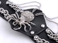 Black & Silver Punk Widow Chains Bracelet