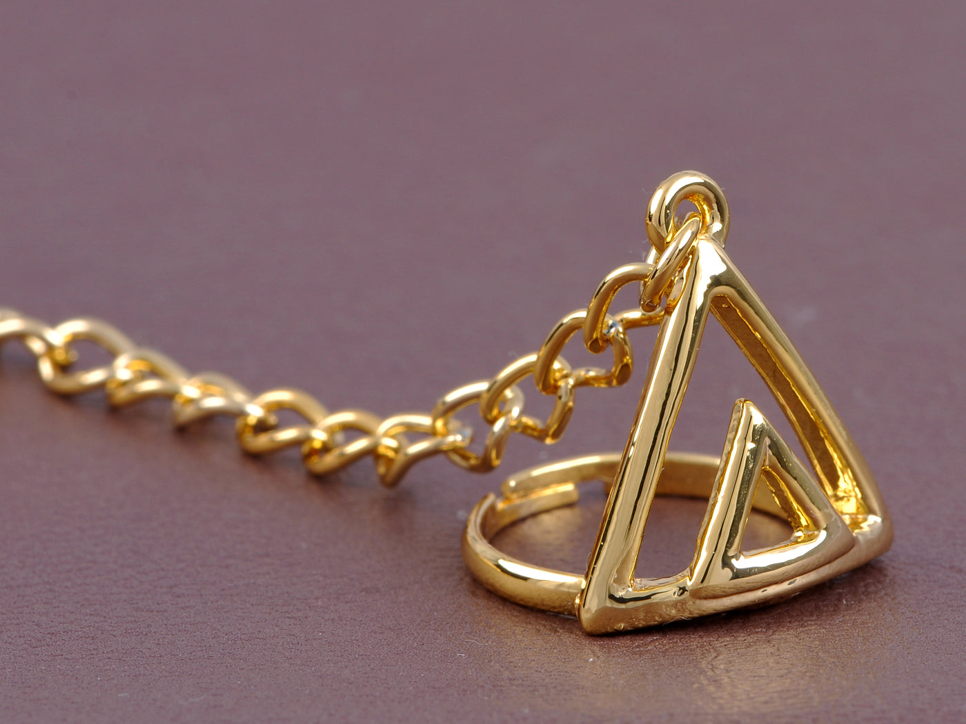 Triforce Triangles Power Synergy Utmost Magic Glory Ring Bracelet