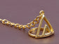 Triforce Triangles Power Synergy Utmost Magic Glory Ring Bracelet