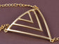 Triforce Triangles Power Synergy Utmost Magic Glory Ring Bracelet