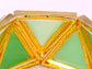 Mint Green Egyptian Pyramid Style Statement Bracelet With D Accents
