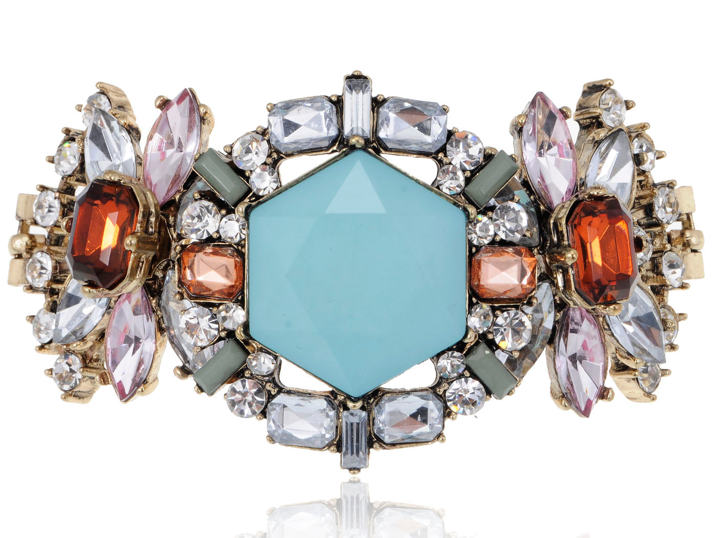 Flower Blossom Garden Wall Cutout Bracelet