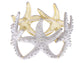 Gold Textured Starfish Stretch Bangle Cuff Statement Bracelet