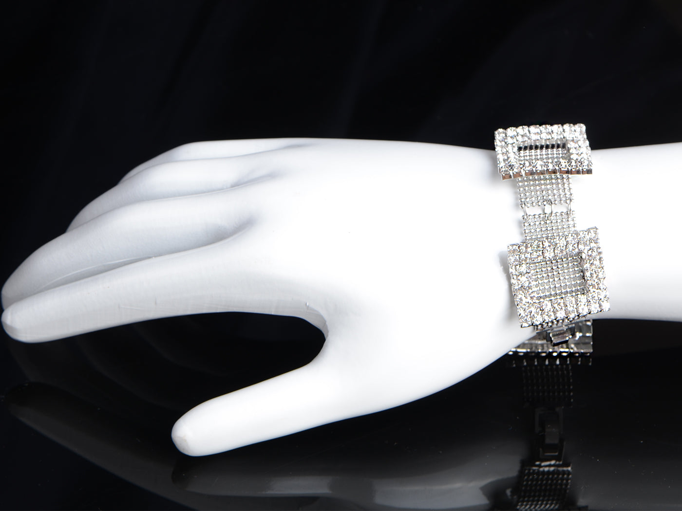 Iridescent Colored Belt Buckle Cuff Bracelet