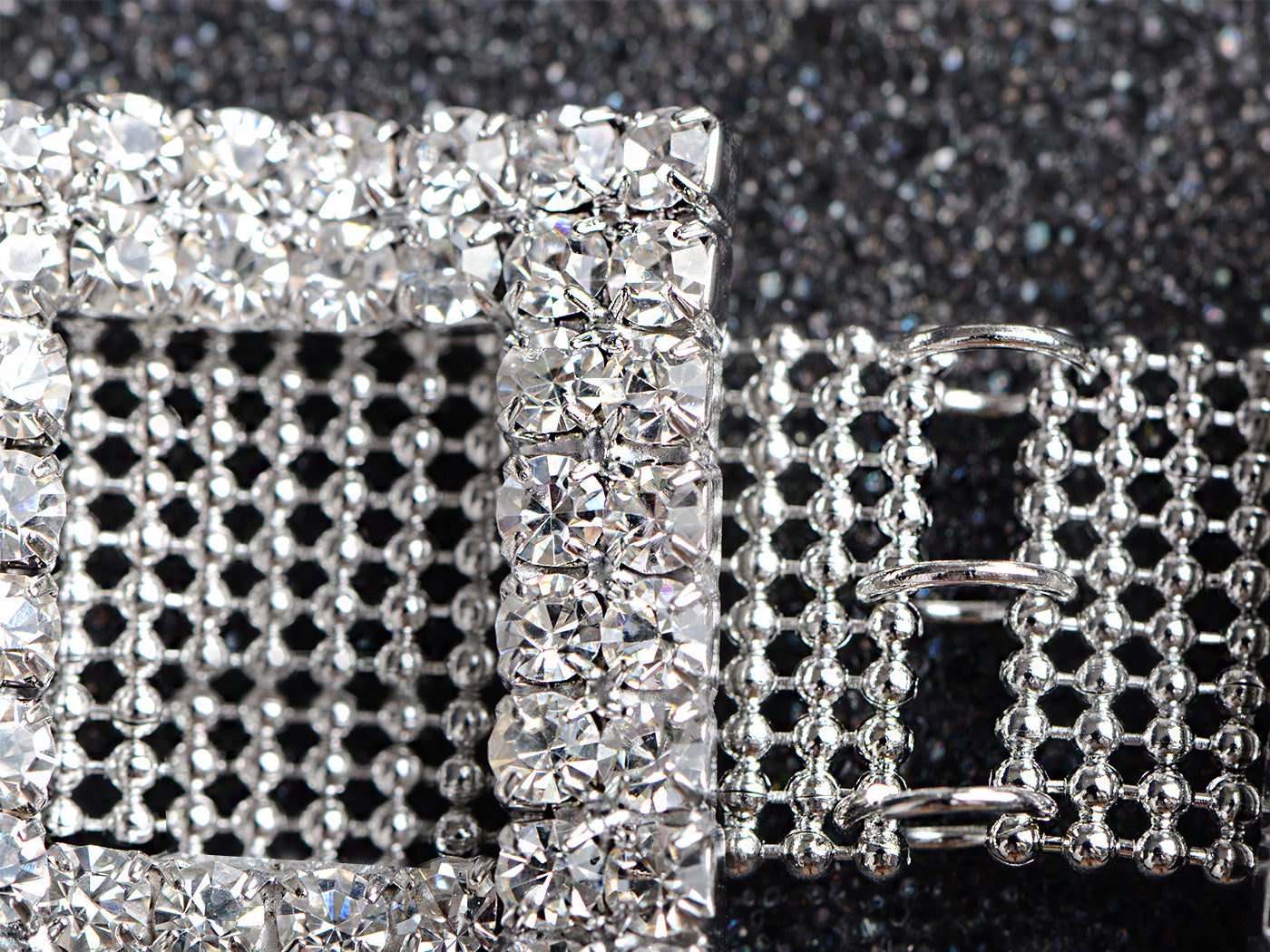 Iridescent Colored Belt Buckle Cuff Bracelet