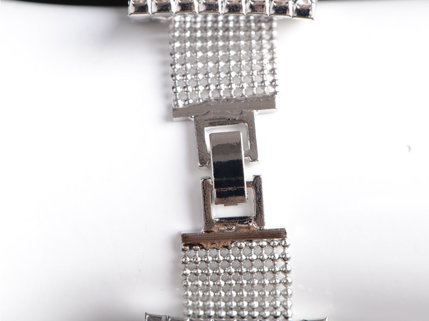 Iridescent Colored Belt Buckle Cuff Bracelet