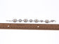 Silver Fresh Water Pearl Encrusted Link Bracelet