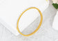 18K Gold Plated Bangle Bracelets for Women with Cubic Zirconia Stainless Steel Friendship Bracelet Jewelry for Christmas