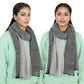Lightweight Cotton Linen Scarf Striped Fashion Wrap Shawl for Women Men