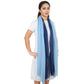 Lightweight Cotton Linen Scarf Gradient Colors Long Travel Scarf Wrap Shawl for Women 74.8in x 35.4in