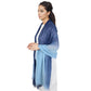 Lightweight Cotton Linen Scarf Gradient Colors Long Travel Scarf Wrap Shawl for Women 74.8in x 35.4in