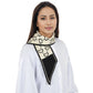 Skinny Knitted Scarf Letter Animal Pattern Pull-Through Design Winter Neckerchief Scarf for Women