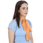 Solid Color Ribbon Scarf Long Neckerchief Satin Belt Necktie Headscarf Narrow Scarf