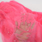 Embroidered Floral Lace Scarf Solid Double Layered Faux Pearls Long Wrap Scarf