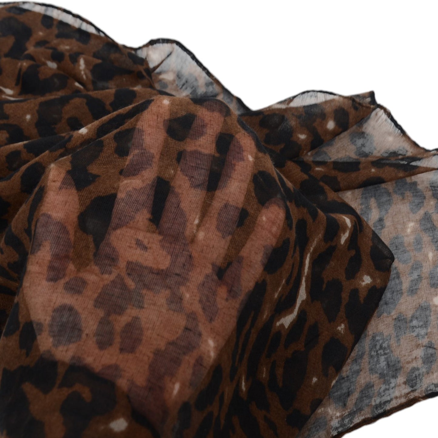 Classic Leopard Print Scarf Lightweight Shawl Wrap Head Scarves