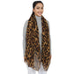 Classic Leopard Print Scarf Lightweight Shawl Wrap Head Scarves