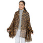 Classic Leopard Print Scarf Lightweight Shawl Wrap Head Scarves