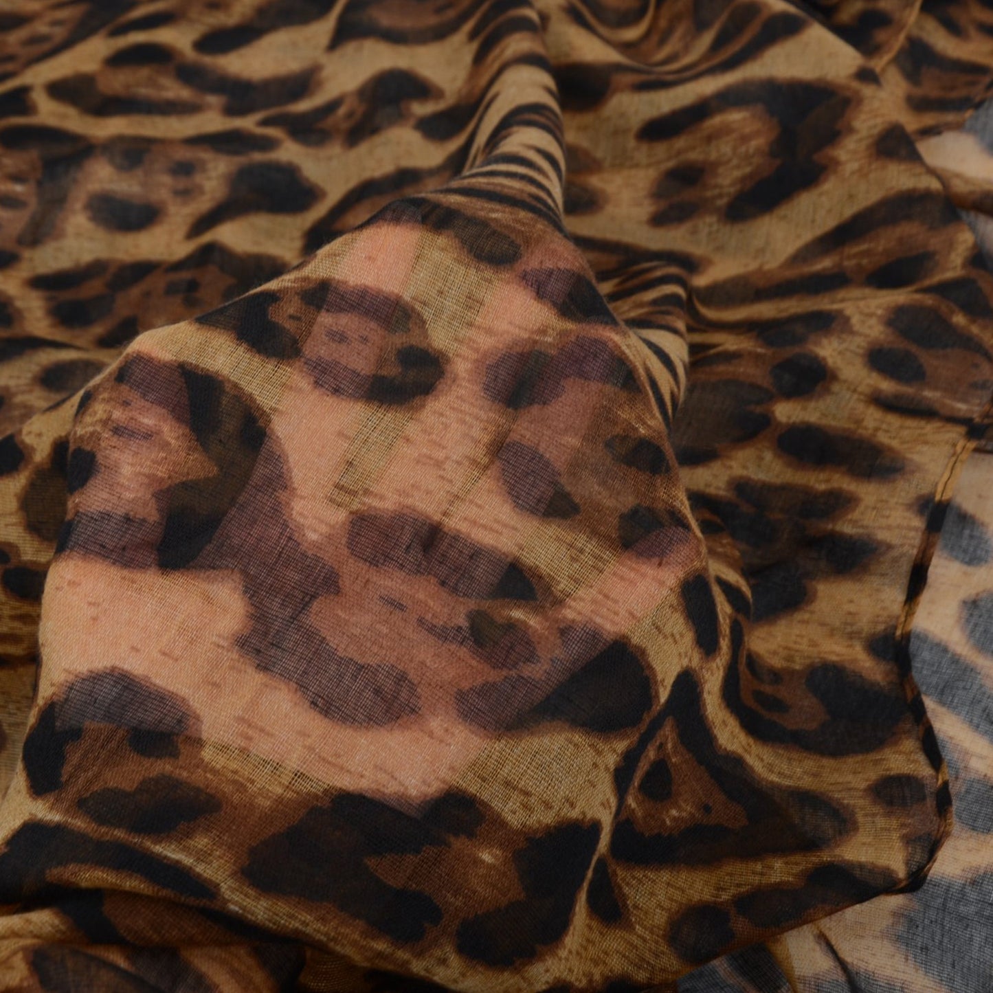 Classic Leopard Print Scarf Lightweight Shawl Wrap Head Scarves