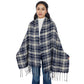 Plaid Winter Scarf Fringed Soft Warm Wrap Shawl Scarf for Women 23.6 x 70.9 inch
