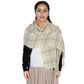 Plaid Winter Scarf Fringed Soft Warm Wrap Shawl Scarf for Women 23.6 x 70.9 inch