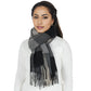 Classic Plaid Winter Scarf Soft Cashmere Feel Wrap Shawl Check Tassel Scarves for Women