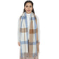 Classic Plaid Winter Scarf Soft Cashmere Feel Wrap Shawl Check Tassel Scarves for Women