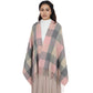 Classic Plaid Winter Scarf Soft Cashmere Feel Wrap Shawl Check Tassel Scarves for Women