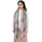 Classic Plaid Winter Scarf Soft Cashmere Feel Wrap Shawl Check Tassel Scarves for Women