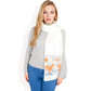 Elegant Floral Scarf with Lightweight Textured Fabric Overlay for Sophisticated Style