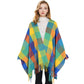 Classic Plaid Fringe Scarf Soft Cashmere Feel Winter Checked Wrap Shawls