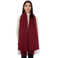 Winter Cashmere Feel Scarf Solid Color Classic Fringe Shawls Wrap Scarves for Evening Dresses