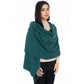 Winter Cashmere Feel Scarf Solid Color Classic Fringe Shawls Wrap Scarves for Evening Dresses