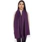 Winter Cashmere Feel Scarf Solid Color Classic Fringe Shawls Wrap Scarves for Evening Dresses