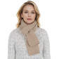 Solid Color Knitted Scarf Winter Neck Warm Wrap Stylish Cold Weather Accessory for Women