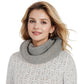 Solid Color Knitted Scarf Winter Neck Warm Wrap Stylish Cold Weather Accessory for Women