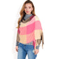 Oversized Plaid Blanket Scarf with Fringe Trim and Soft Textured Fabric