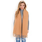 Cashmere-Like Polka Dot Fringe Scarf with Soft Fabric and Lightweight Warmth