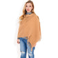 Cashmere-Like Polka Dot Fringe Scarf with Soft Fabric and Lightweight Warmth