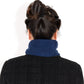 Ribbed Knit Neck Warmer with Fleece Lining for Winter Warmth and Comfort