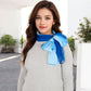 Lightweight Gradient Chiffon Scarves with Flowing Ruffled Edges in Vibrant Multi-Color Designs